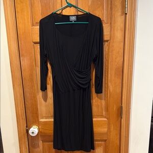 Milk nursing wear black long sleeve dress size medium.